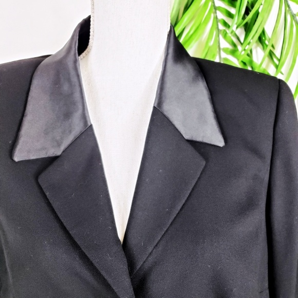 Escada Embellished Evening Blazer Black Size 12/42 - Picture 3 of 8